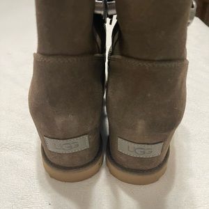 Ugg Olive Green  Wedge Boots